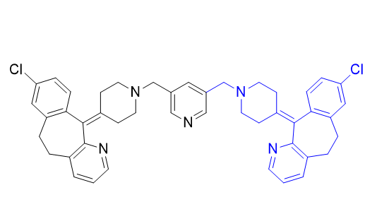 卢帕他定杂质02,3,5-bis((4-(8-chloro-5,6-dihydro-11H-benzo[5,6]cyclohepta[1,2-b] pyridin-11-ylidene)piperidin-1-yl)methyl)pyridine