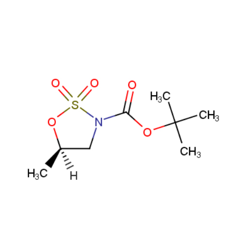 (R)-3-Boc-5-甲基-1,2,3-氧杂噻唑烷-2,2-二氧化物,(r)-tert-butyl 5-methyl-1,2,3-oxathiazolidine-3-carboxylate 2,2-dioxide