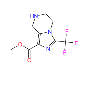 3-三氟甲基-5，6，7，8-四氢-咪唑并[1，5-a]吡嗪-1-羧酸甲酯