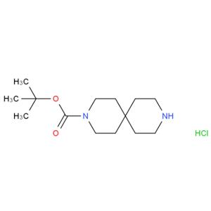 3-BOC-3,9-二氮杂螺[5.5]十一烷盐酸盐,3,9-Diazaspiro[5.5]undecane-3-carboxylic acid, 1,1-dimethylethyl ester, hydrochloride (1:1)
