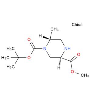 (3R,6R)-1-叔丁基 3-甲基-6-甲基哌嗪-1,3-二甲酸酯