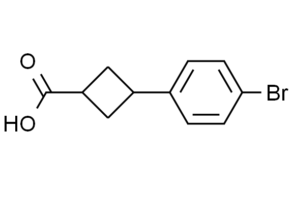 3-(4-溴苯基)环丁烷羧酸,3-(4-BROMOPHENYL)CYCLOBUTANE-1-CARBOXYLIC ACID