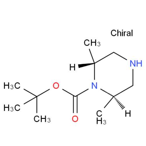 (2R,6R)-2,6-二甲基-1-哌嗪羧酸叔丁酯,1-Piperazinecarboxylic acid, 2,6-diMethyl-, 1,1-diMethylethyl ester, (2R,6R)-