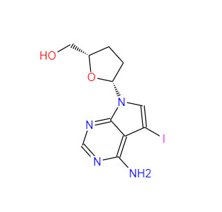 (2S,5R)-5-(4-氨基-5-碘-7H-吡咯并[2,3-D]嘧啶-7-基)四氢-2-呋喃甲醇,7-Deaza-2',3'-Dideoxy-7-Iodo-Adenosine