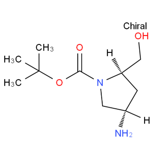 (2R,4S)-4-氨基-2-(羟甲基)-1-吡咯烷羧酸叔丁酯,(2R,4S)-1-BOC-2-HYDROXYMETHYL-4-AMINO PYRROLIDINE-HCL