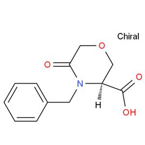 (3S)-4-苄基-5-氧代吗啉-3-羧酸