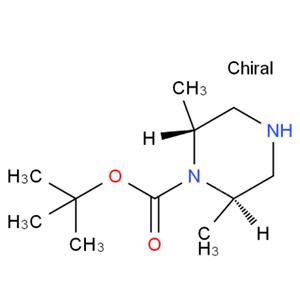 (2R,6R)-2,6-二甲基-1-哌嗪羧酸叔丁酯,1-Piperazinecarboxylic acid, 2,6-diMethyl-, 1,1-diMethylethyl ester, (2R,6R)-