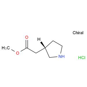 (S)-吡咯烷3-乙酸甲酯盐酸盐,3-Pyrrolidineacetic acid, Methyl ester, hydrochloride, (3S)-