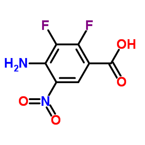 4-氨基-2，3-二氟-5-硝基苯甲酸