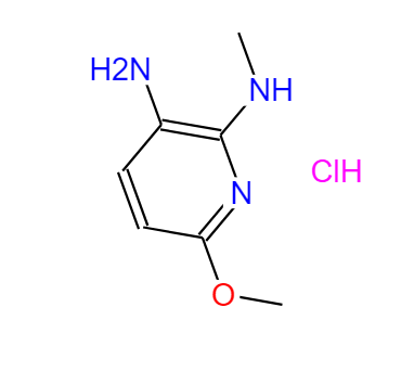 6-甲氧基-N2-甲基-2,3-吡啶二胺二盐酸盐,3-Amino-2-methylamino-6-methoxypyridine.2HCl