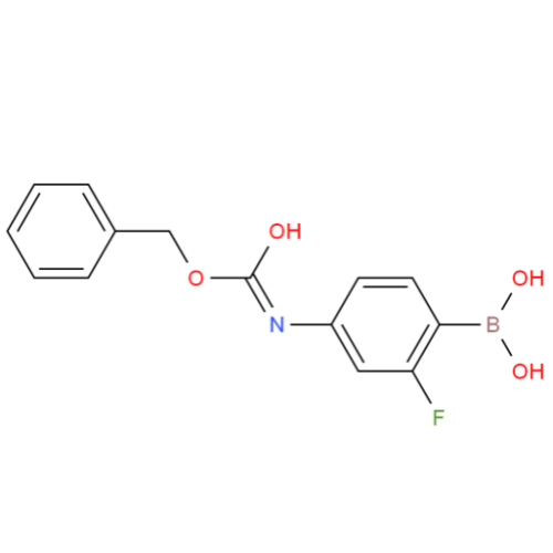 4-(芐氧羰基氨基)-2-氟苯硼酸,CarbaMic acid, (4-borono-3-fluorophenyl)-, C-(phenylMethyl) ester (9CI)