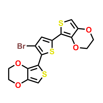 5,5'-（3-溴噻吩-2,5-二基）双（2,3-二氢噻吩并[3,4-b][1,4]二恶烷）,5,5'-(3-bromothiophene-2,5-diyl)bis(2,3-dihydrothieno[3,4-b][1,4]dioxine)