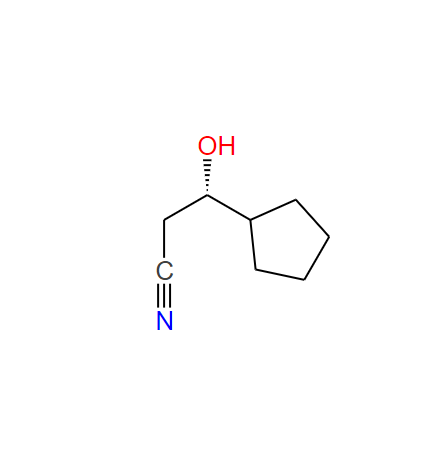 (S)-3-环戊基-3-羟基丙腈,(3S)-3-cyclopentyl-3-hydroxy-propanenitrile
