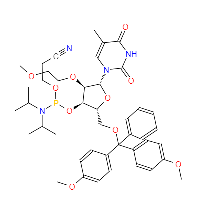 5-甲基-DMT-2'-甲氧基尿苷,5'-O-DMT-2'-O-MOE-T-CE