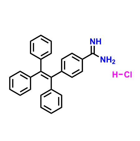 4-(1,2,2-三苯基乙烯基)苯甲脒,4-(1,2,2-triphenylvinyl)benzimidamide