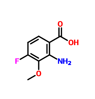 2-氨基-3-甲氧基-4-氟苯甲酸,2-amino-3-methoxy-4-fluorobenzoic acid