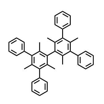 2',2'',4',4'',6',6''-hexamethyl-5',5''-diphenyl-1,1':3',1'':3'',1'''-quaterphenyl,3,3',5,5'-tetraphenylbimesityl