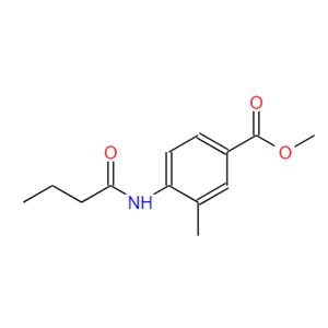 3-甲基-4-正丁酰胺基苯甲酸甲酯