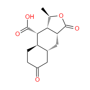 Vorapaxar中間體,(3R,3aR,4S,4aR,8aR,9aR)-Dodecahydro-3-methyl-1,7-dioxo-naphtho[2,3-c]furan-4-carboxylic acid