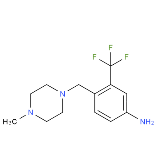 3-三氟甲基-4-[(4-甲基哌嗪-1-基)甲基]苯胺,4-(4-Methylpiperazinomethyl)-3-(trifluoromethyl)aniline