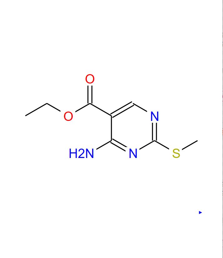 2-甲基巯基-4-氨基嘧啶-5-甲酸乙酯,ETHYL 4-AMINO-2-(METHYLTHIO)PYRIMIDINE-5-CARBOXYLATE