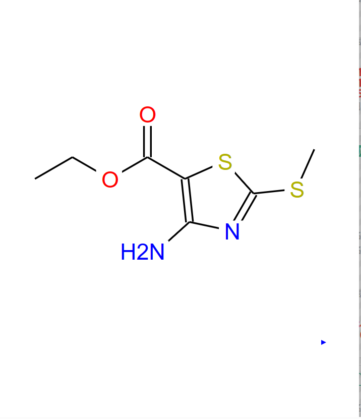 4-氨基-2-(甲硫基)噻唑-5-羧酸乙酯,ETHYL 4-AMINO-2-(METHYLTHIO)-1,3-THIAZOLE-5-CARBOXYLATE