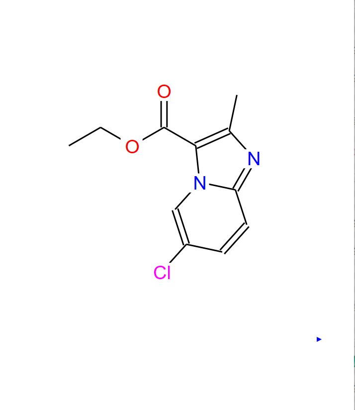 6-氯-2-甲基咪唑并[1,2-A]吡啶-3-甲酸乙酯,6-CHLORO-2-METHYL-IMIDAZO[1,2-A]PYRIDINE-3-CARBOXYLIC ACID ETHYL ESTER