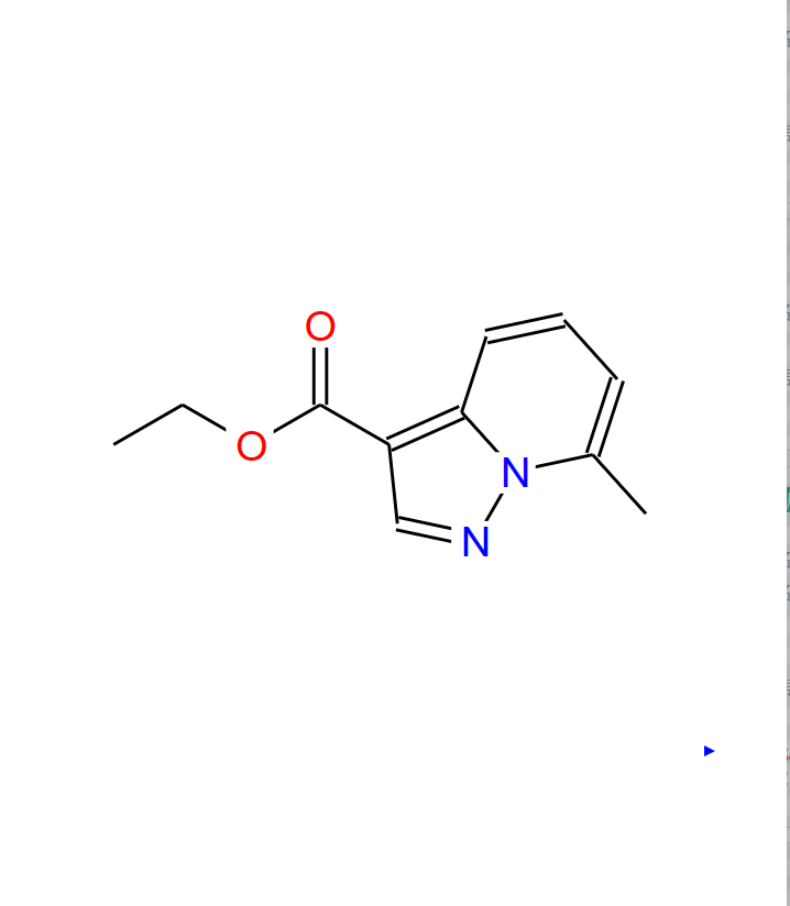 7-甲基吡唑并[1,5-A]吡啶-3-羧酸乙酯,7-METHYL-PYRAZOLO[1,5-A]PYRIDINE-3-CARBOXYLIC ACID ETHYL ESTER