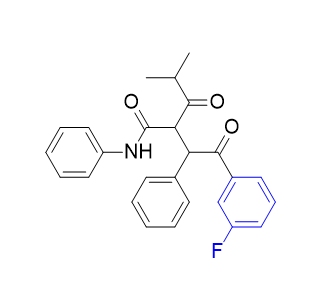 阿托伐他汀钙杂质80,2-(2-(3-fluorophenyl)-2-oxo-1-phenylethyl)-4-methyl-3-oxo-N-phenylpentanamide