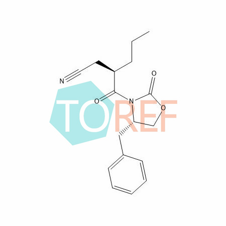 芐基-2-氧代惡唑烷-3-羰基）己腈,(R)-3-((S)-4-Benzyl-2-Oxooxazolidine-3-Carbonyl)Hexanenitrile