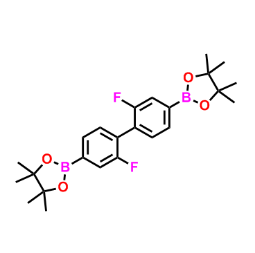 2,2'-（2,2'-二氟-[1,1'-联苯]-4,4'-二基）双（4,4,5,5-四甲基-1,3,2-二恶硼烷）,2,2'-(2,2'-difluoro-[1,1'-biphenyl]-4,4'-diyl)bis(4,4,5,5-tetramethyl-1,3,2-dioxaborolane)