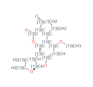 黄曲霉素B2-13C17-同位素,Aflatoxin B2-13C17