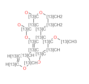 黄曲霉素G1-13C17-同位素,Aflatoxin G1-13C17