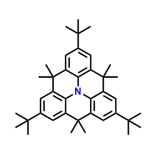 2,6,10-三-叔丁基-4,4,8,12,12-六甲基-8,12-二氢-4H-苯并[9,1]喹啉并[3,4,5,6,7-defg]吖啶,2,6,10-tri-tert-butyl-4,4,8,8,12,12-hexamethyl-8,12-dihydro-4H-benzo[9,1]quinolizino[3,4,5,6,7-defg]acridine