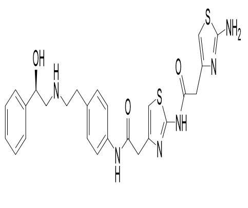 米拉贝隆杂质A,4-Thiazoleacetamide, 2-amino-N-[4-[2-[[4-[2-[[(2R)-2-hydroxy-2-phenylethyl]amino]ethyl]phenyl]amino]-2-oxoethyl]-2-thiazolyl]-