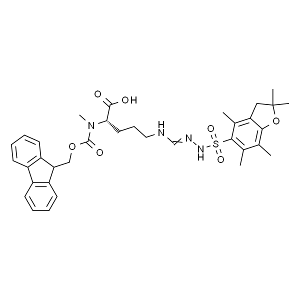 芴甲氧羰基-N-甲基-L-精氨酸(磺?；?,Fmoc-N-Me-Arg(pbf)-OH
