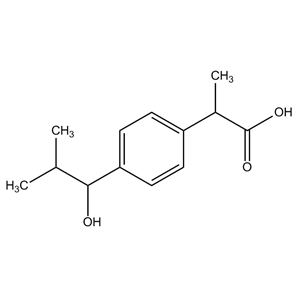 布洛芬杂质L,Benzeneacetic acid, 4-(1-hydroxy-2-methylpropyl)--alpha--methyl- (9CI)