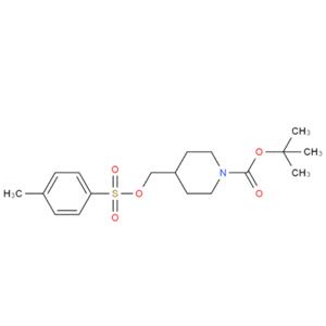 1-N-BOC-4-(4-甲基苯磺酰氧甲基)哌啶,N-TERT-BUTOXYCARBONYL-4-(4-TOLUENESULFONYLOXYMETHYL)PIPERIDINE