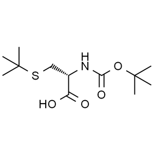 55757-46-5；N-(叔丁氧基羰基)-L-半胱氨酸甲酯