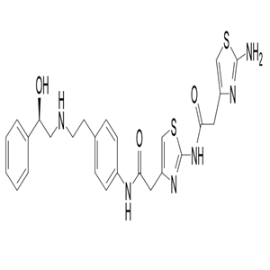 米拉贝隆杂质A,4-Thiazoleacetamide, 2-amino-N-[4-[2-[[4-[2-[[(2R)-2-hydroxy-2-phenylethyl]amino]ethyl]phenyl]amino]-2-oxoethyl]-2-thiazolyl]-