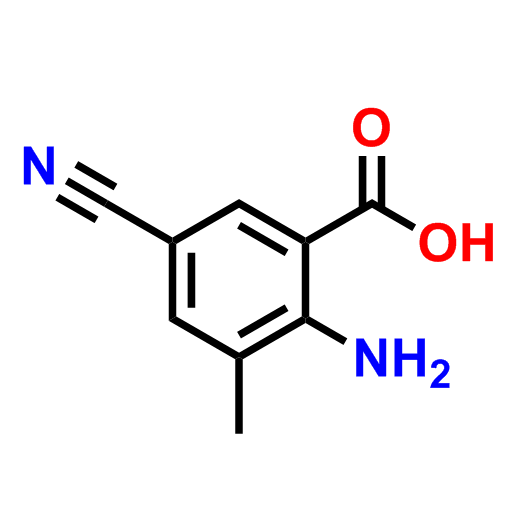 2-氨基-5-氰基-3-甲基苯甲酸,2-AMino-5-cyano-3-Methylbenzoic acid