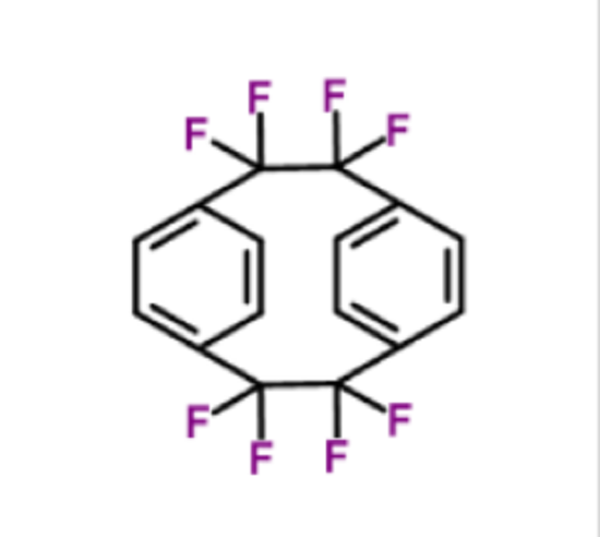 1,1,2,2,9,9,10,10-八氟[2.2]二聚對二甲苯,2,2,3,3,8,8,9,9-Octafluorotricyclo[8.2.2.24,7]hexadeca-4,6,10,12,13,15-hexaene