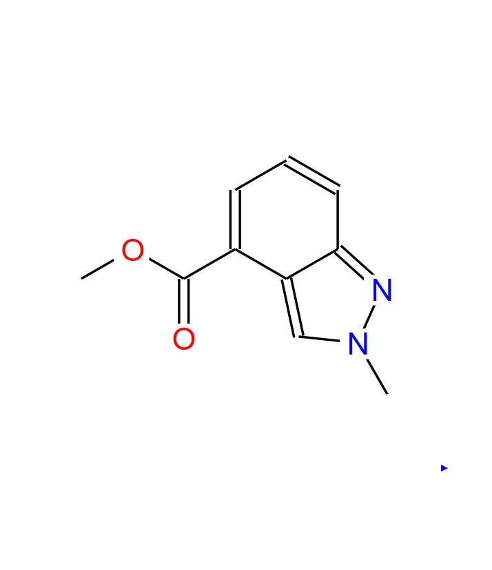 2-甲基-2H-吲唑-4-甲酸甲酯,Methyl 2-methylindazole-4-carboxylate