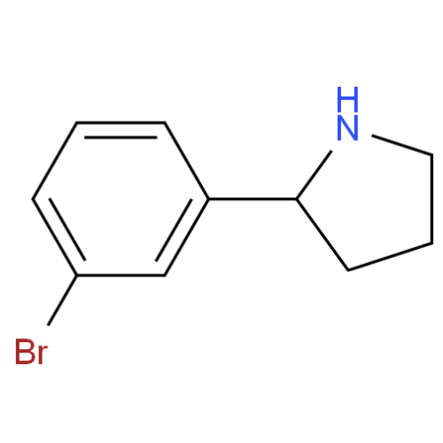 2-(3-溴苯基)-吡咯烷,2-(3-BROMO-PHENYL)-PYRROLIDINE