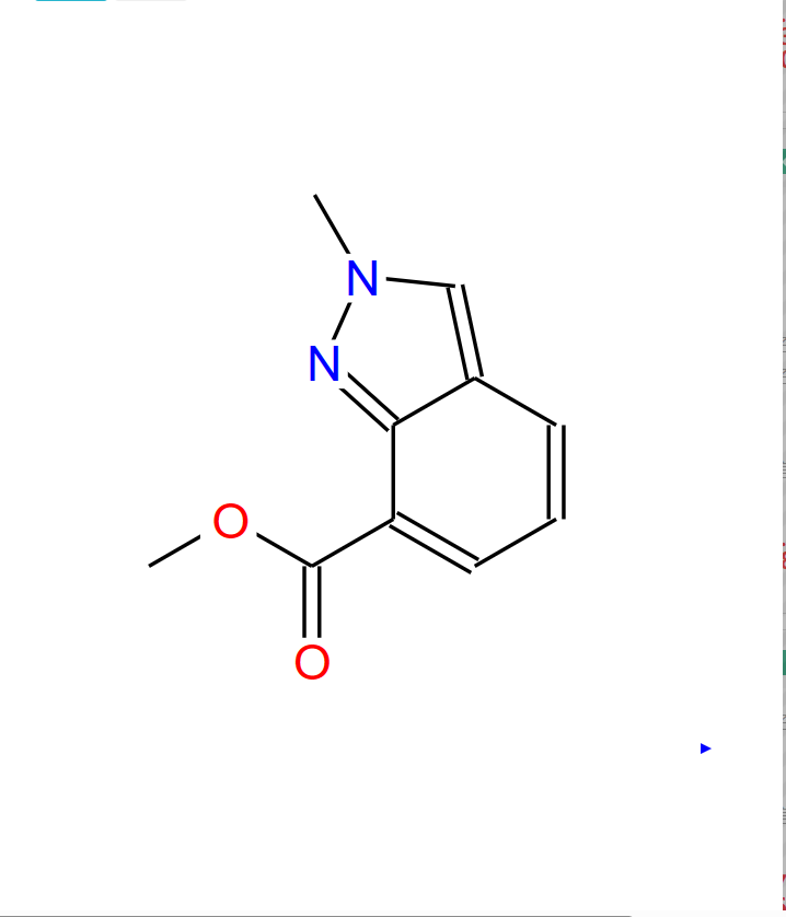 2-甲基-2H-吲唑-7-羧酸甲酯,Methyl 2-methylindazole-7-carboxylate