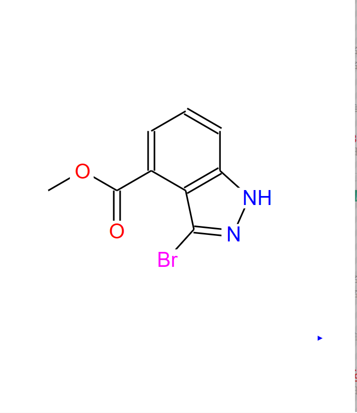 3-溴-吲唑-4-甲酸甲酯,METHYL-3-BROMOINDAZOLE-4-CARBOXYLATE