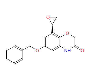 8-(2R)-环氧乙烷基-6-(苄氧基)-2H-1,4-苯并恶嗪-3(4H)-酮,8-(2R)-Oxiranyl-6-(phenylmethoxy)-2H-1,4-benzoxazin-3(4H)-one