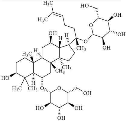 人参皂苷Rg1,Ginsenoside Rg1