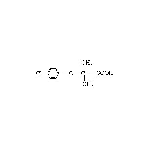 对氯苯氧异丁酸,clofibric acid