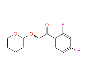 2R)-1-（2,4-二氟苯基）-2-[（四氢-2H-吡喃-2-基）氧基]-1-丙酮,(2R)-1-(2,4-difluorophenyl)-2-(tetrahydro-2H-pyran-2-yloxy)propan-1-one